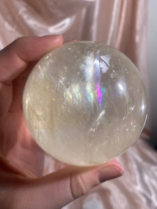 Honey Optical Calcite Sphere - D