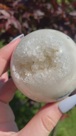 Load and play video in Gallery viewer, Druzy Tree Agate Sphere (F)
