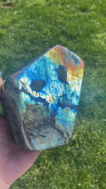 Load and play video in Gallery viewer, Labradorite Freeform (3.5+ lbs) - CG

