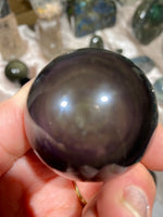 Load image into Gallery viewer, Rainbow Obsidian Sphere G14
