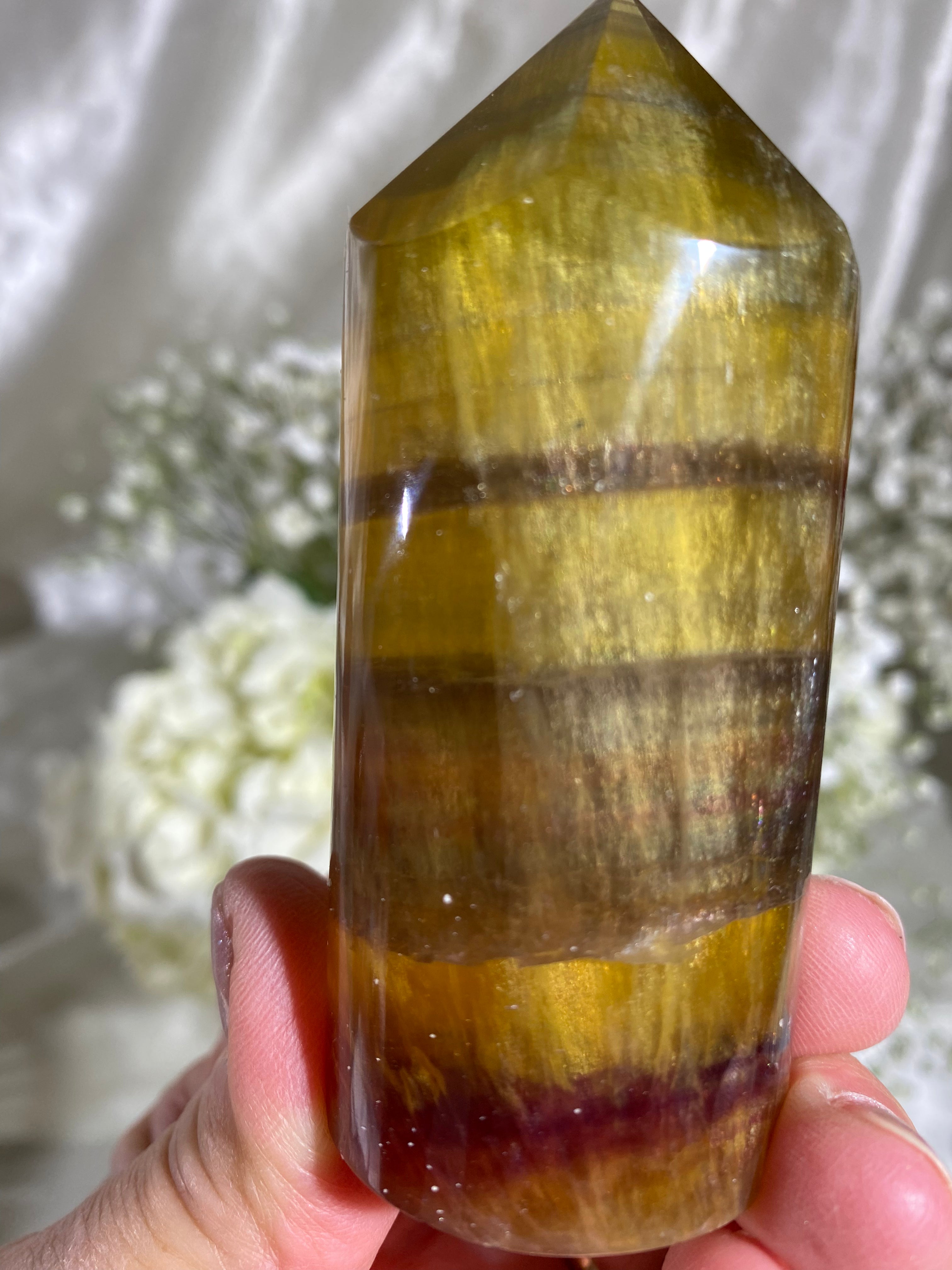 Yellow Fluorite Cylinder Tower (YCT) B