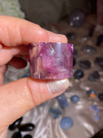 Load image into Gallery viewer, Rainbow Fluorite Cylinder (FLC117)
