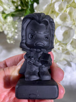 Load image into Gallery viewer, Self-Standing Obsidian Character Carving - Thor
