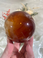 Load image into Gallery viewer, Large Carnelian Sphere (CAS7)
