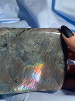 Load image into Gallery viewer, Full Flash Mermaid Labradorite Freeform (almost 2 lbs) - DT

