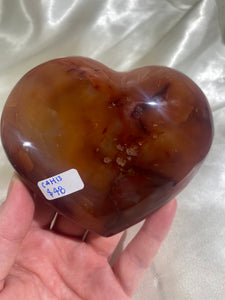 Large Carnelian Heart (CAH13)