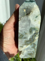 Load image into Gallery viewer, Moss Agate Tower (XLMA16)
