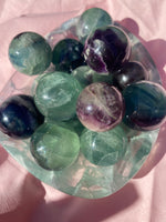 Load image into Gallery viewer, Small Rainbow Fluorite Sphere (1 piece)
