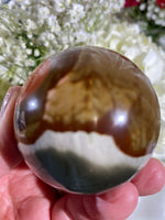 Load image into Gallery viewer, Polychrome Jasper Sphere (PJS4)
