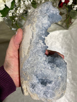 Load image into Gallery viewer, XL Celestite Self-Standing Freeform (FA)
