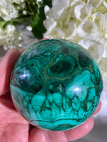 Load image into Gallery viewer, Malachite Sphere (MAA)
