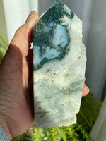 Load image into Gallery viewer, Moss Agate Tower (XLMA16)
