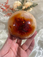 Load image into Gallery viewer, Large Carnelian Sphere (CAS8)
