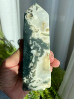 Load image into Gallery viewer, Moss Agate Tower (XLMA1)
