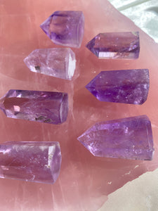 High-Quality Small Amethyst Tower (1 piece)