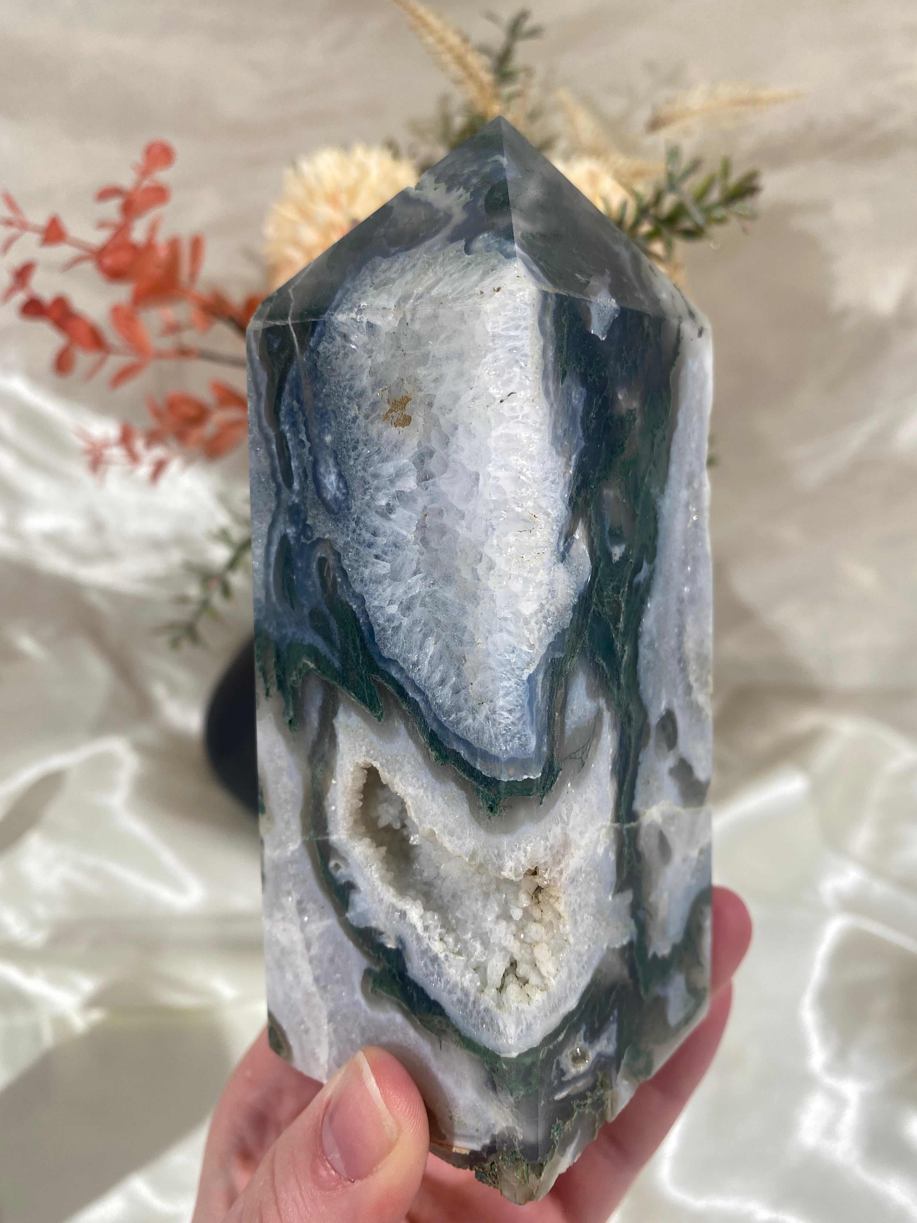 XL Moss Agate Tower (XLMA2)