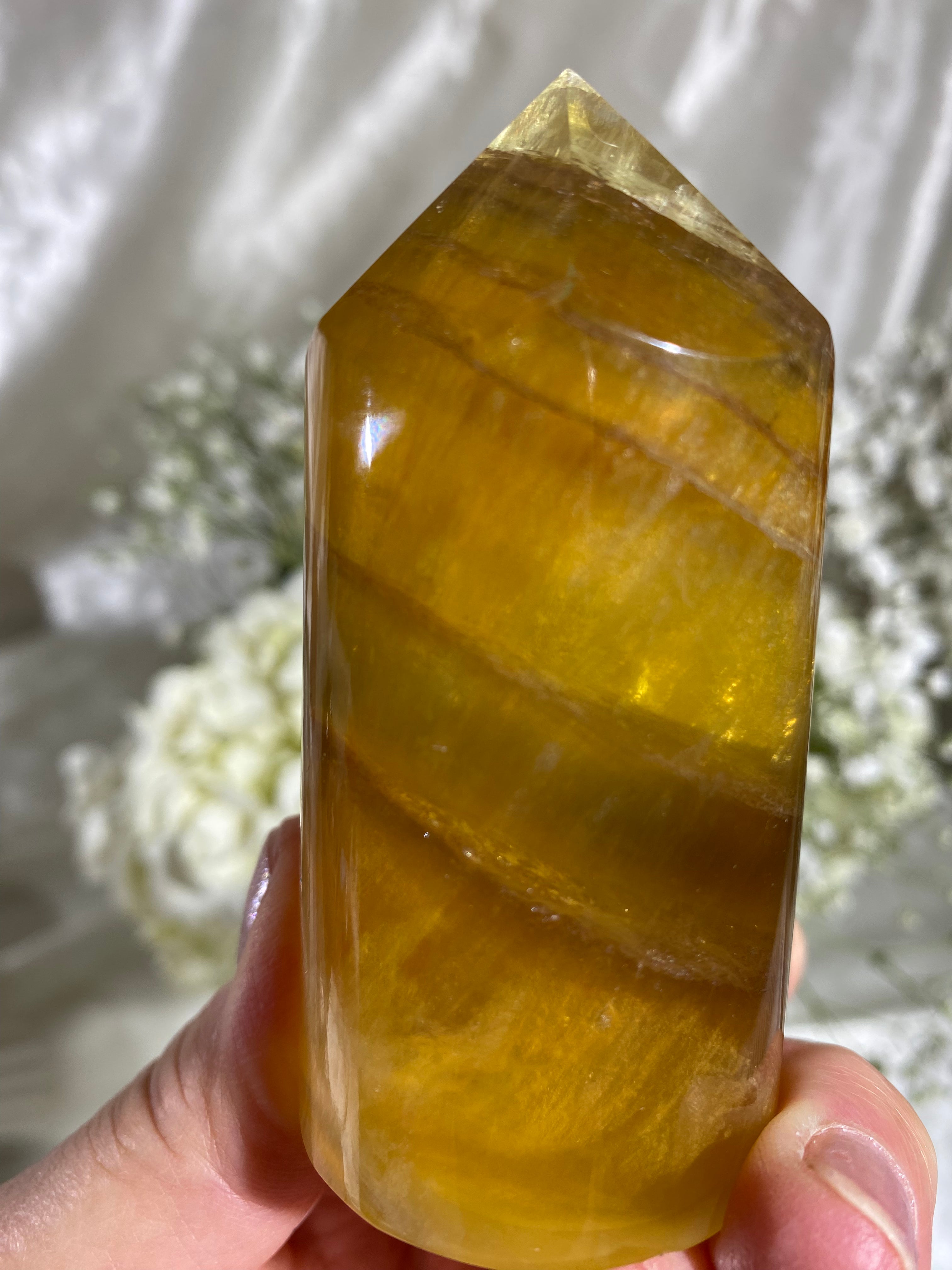 Yellow Fluorite Cylinder Tower (YCT) D