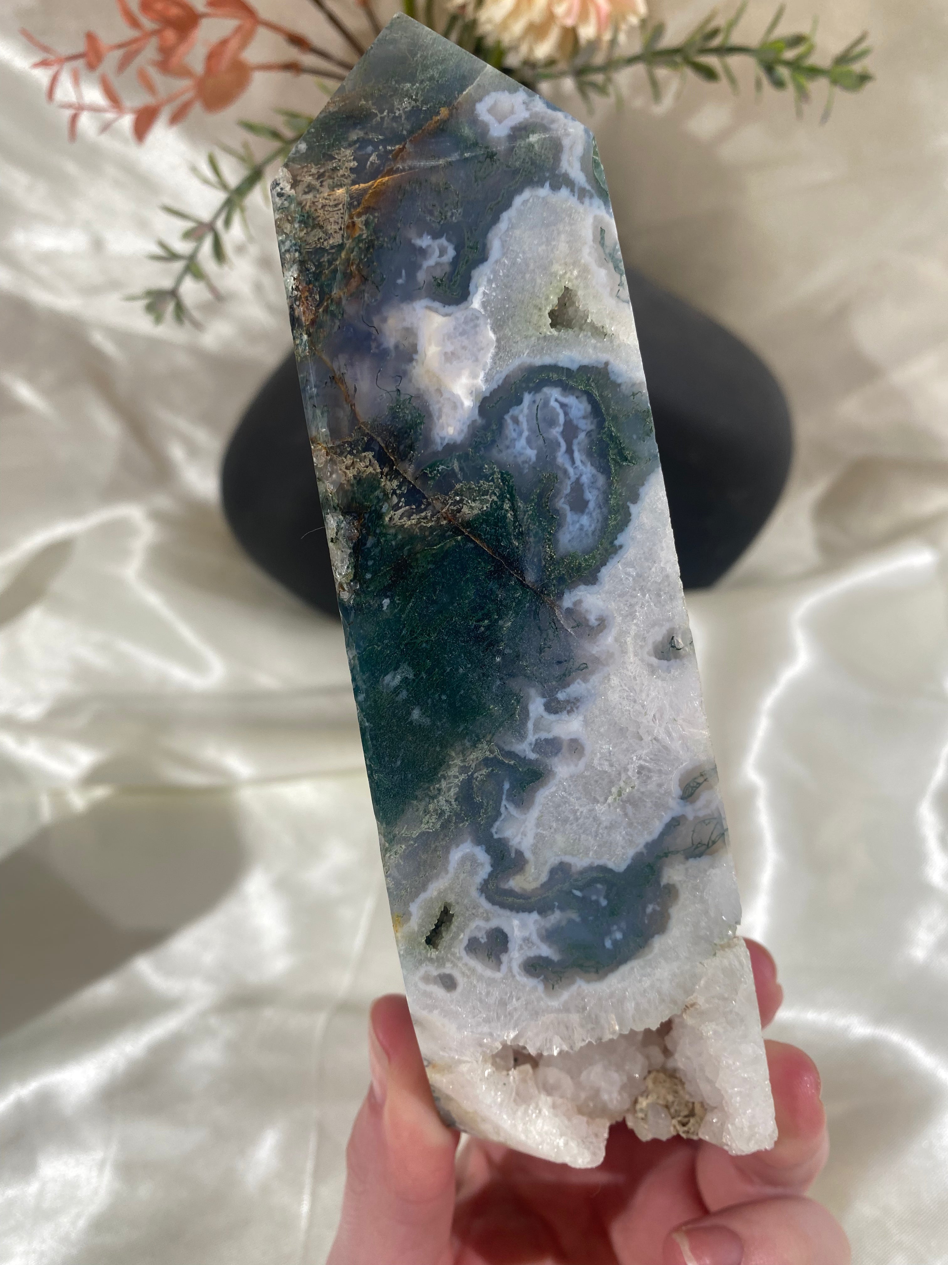 XL Moss Agate Tower (XLMA5)