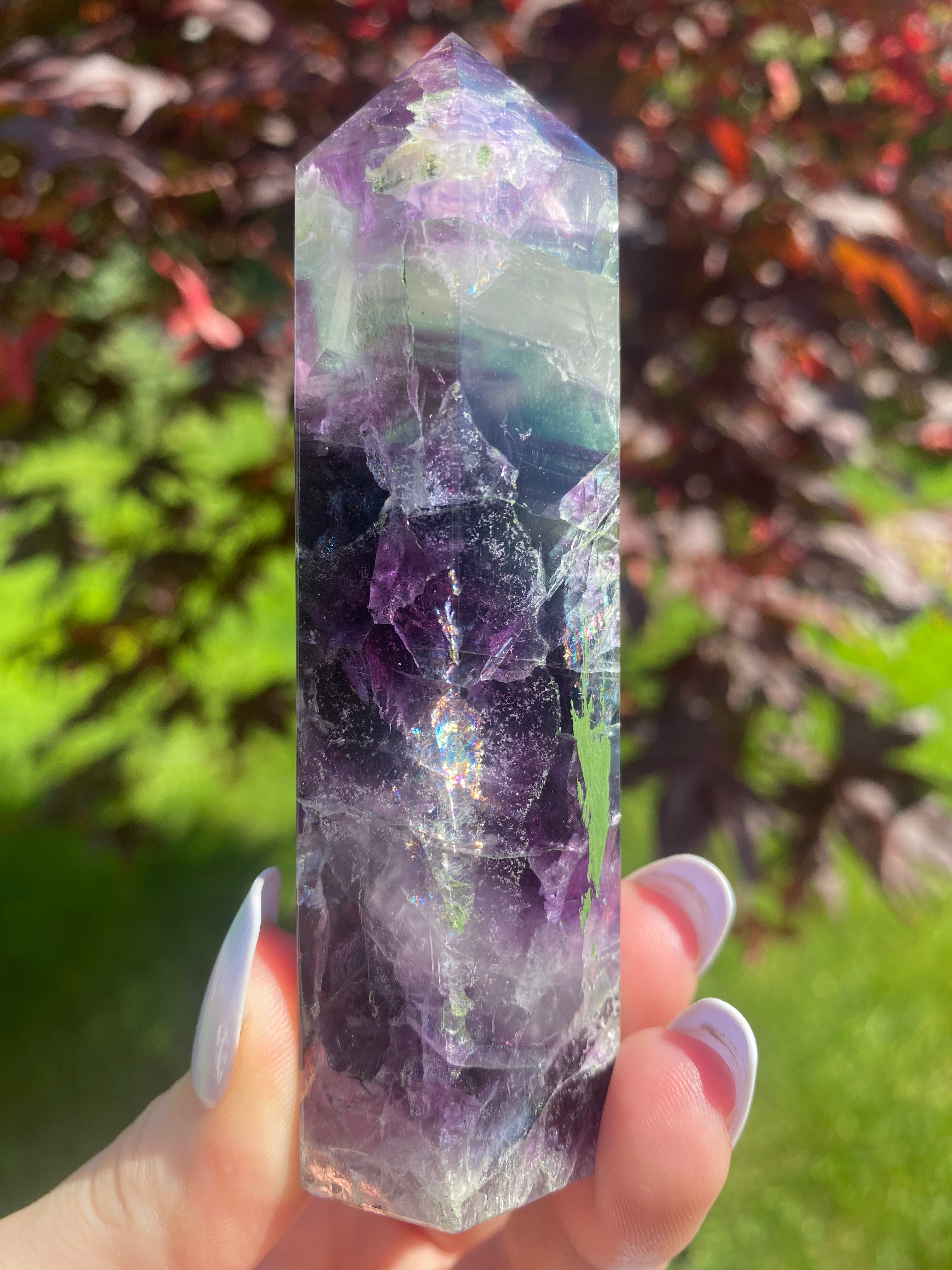 Rainbow Fluorite Towers - You Choose