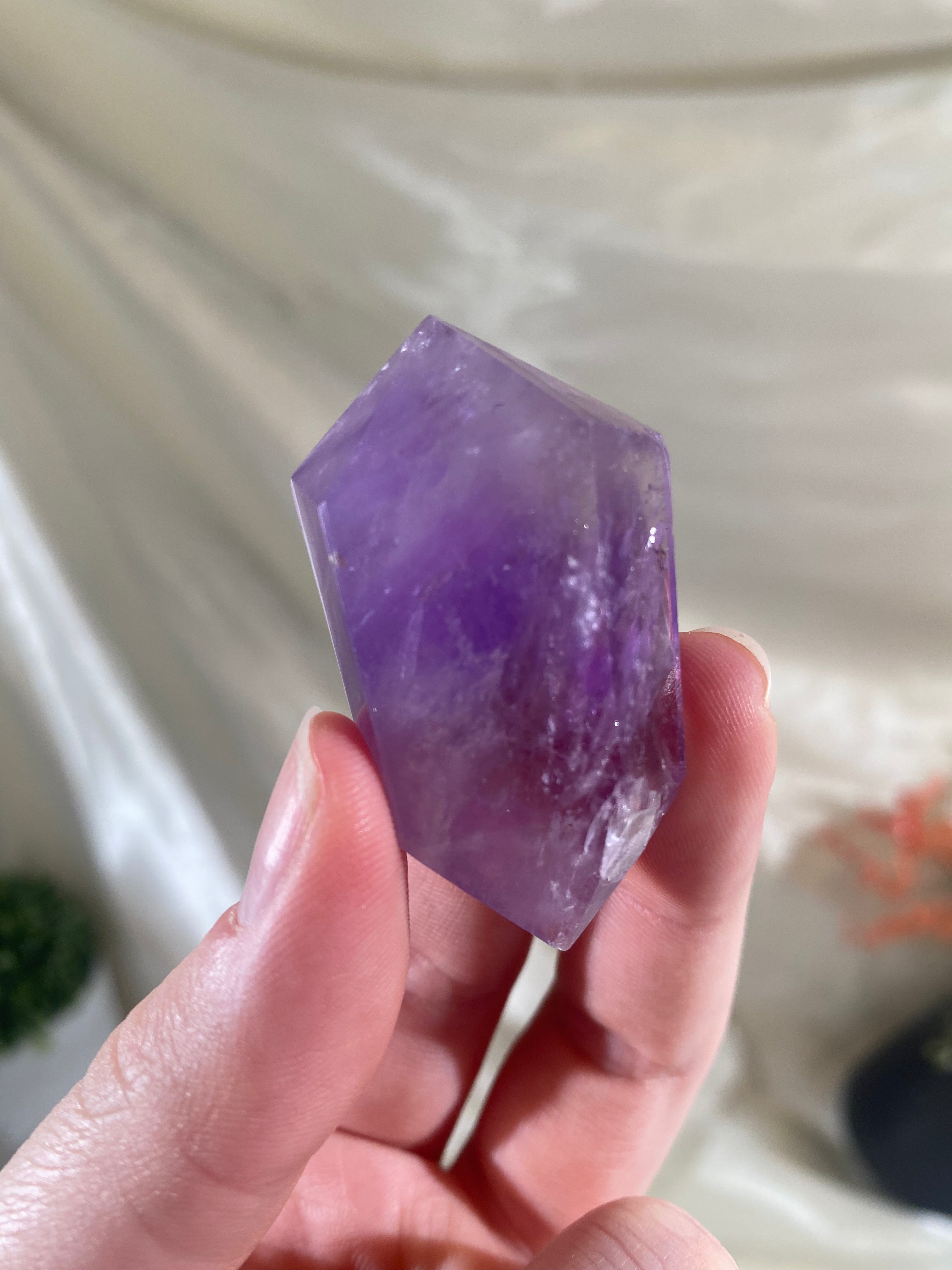 Grape Jelly Amethyst Double Terminated Points - You Choose