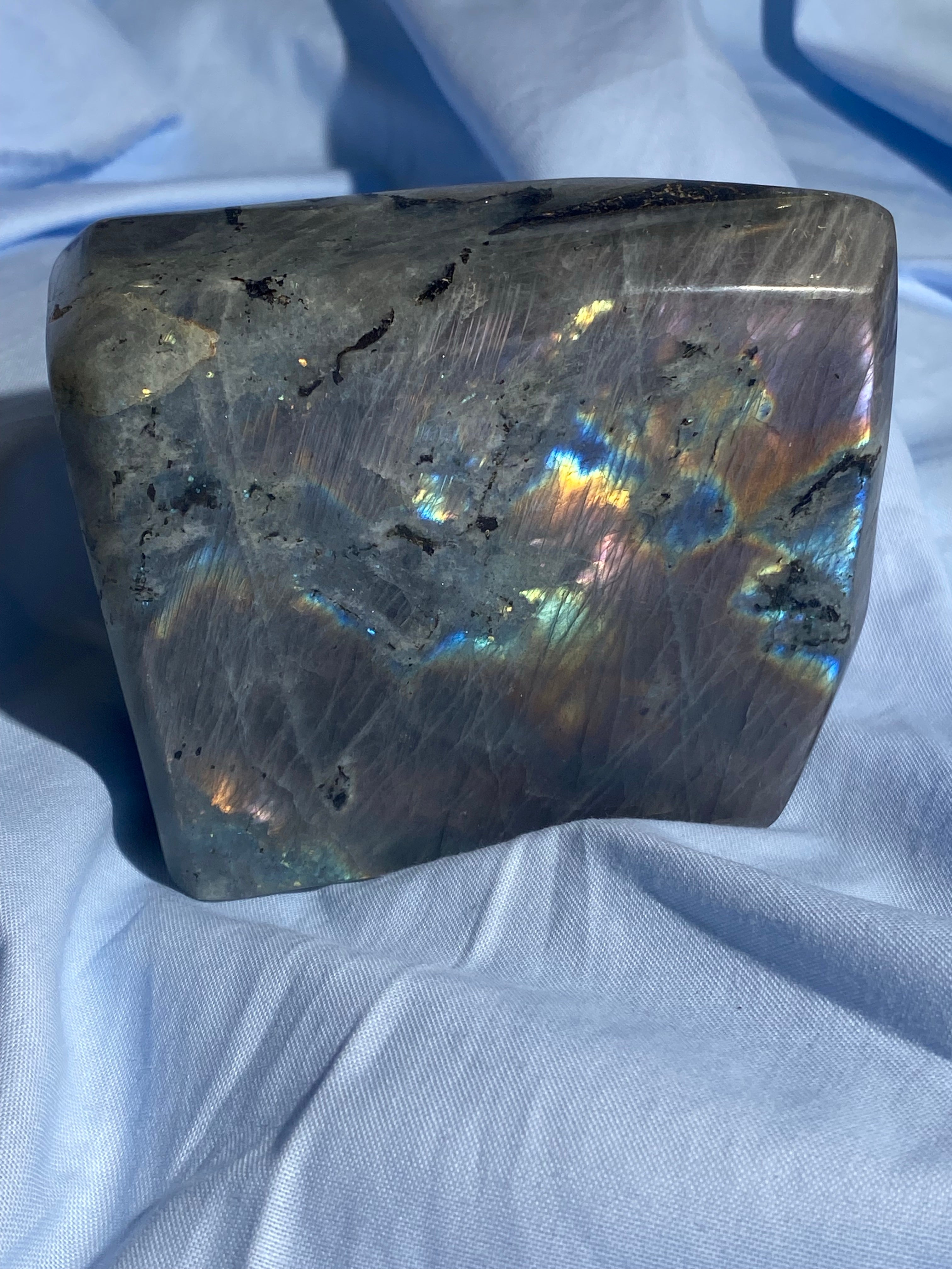 Full Flash Mermaid Labradorite Freeform (almost 2 lbs) - DT