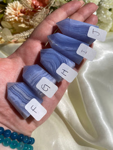 Blue Lace Agate Tower - You Choose