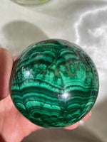 Load image into Gallery viewer, Malachite Sphere 160M
