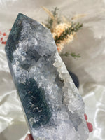 Load image into Gallery viewer, XL Moss Agate Tower (XLMA17)
