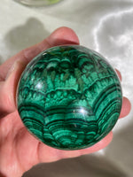 Load image into Gallery viewer, Malachite Sphere 160M
