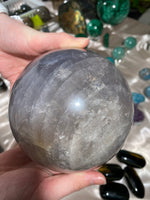 Load image into Gallery viewer, XXL Blue Rose Quartz Sphere (7+lbs)
