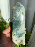 Load image into Gallery viewer, Moss Agate Tower (XLMA5)
