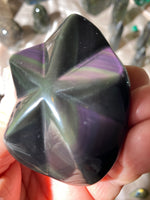 Load image into Gallery viewer, Rainbow Obsidian Star 48B
