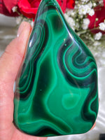 Load image into Gallery viewer, Groovy Malachite Freeform (almost 2 lbs)
