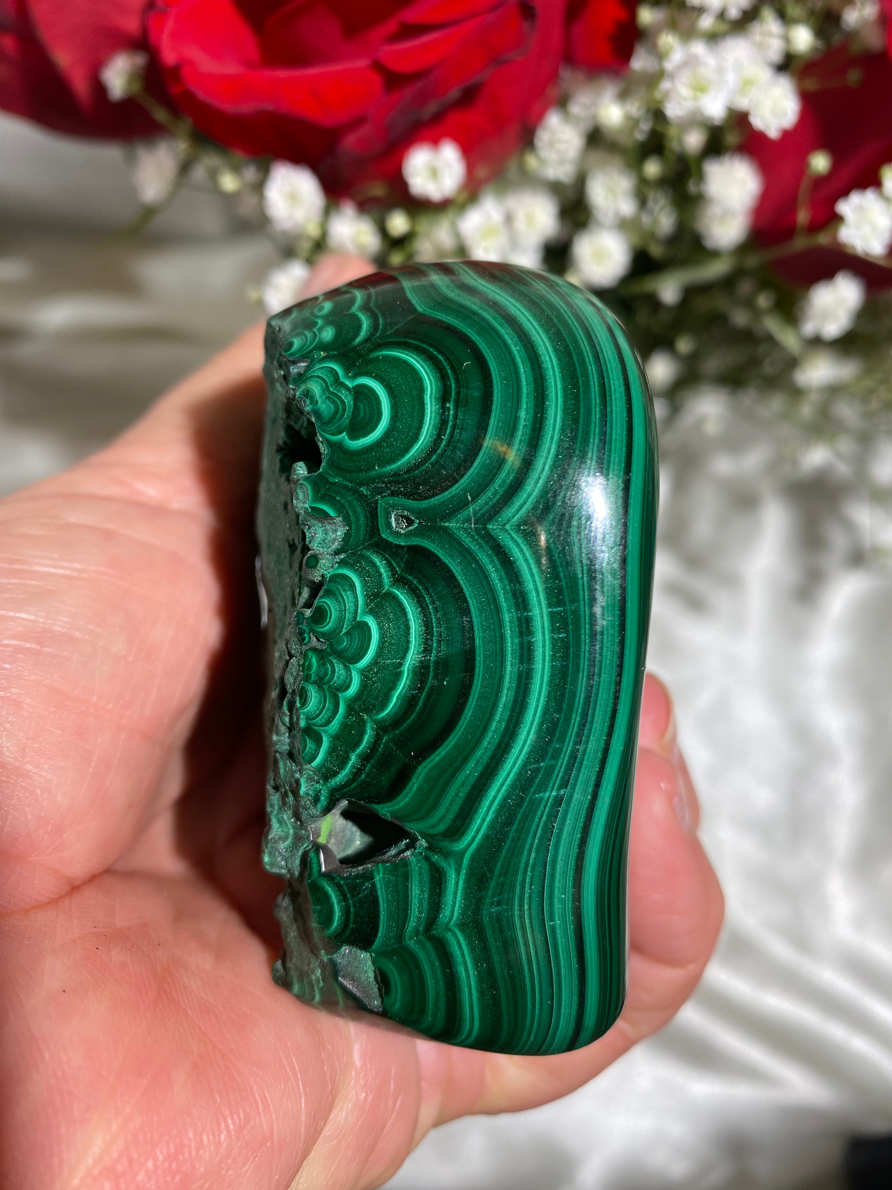 Groovy Malachite Freeform (almost 2 lbs)