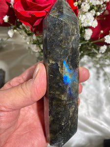 Large Flash Labradorite Tower (H)
