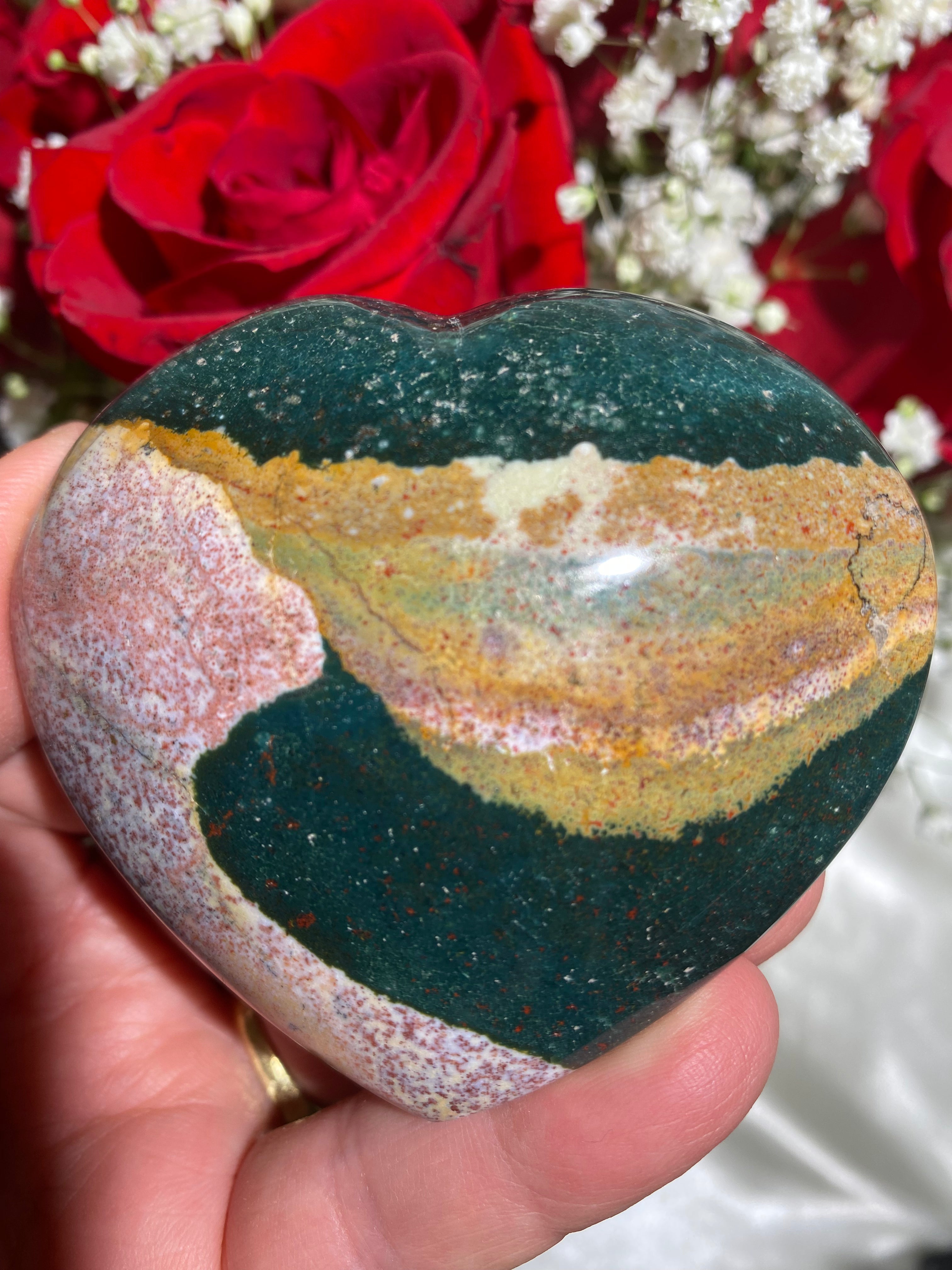 Sea Jasper Heart (OJH4) D