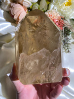Load image into Gallery viewer, XXL Natural Honey Brazilian Citrine Tower 3.225 lbs (ZA)
