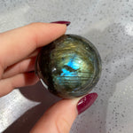 Load image into Gallery viewer, Labradorite Sphere - D
