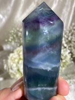 Load image into Gallery viewer, Rainbow Fluorite Cylinder Tower (FCT)B
