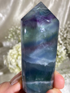 Rainbow Fluorite Cylinder Tower (FCT)B