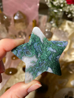 Load image into Gallery viewer, Moss Agate Star - You Choose
