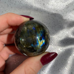 Load image into Gallery viewer, Labradorite Sphere - T
