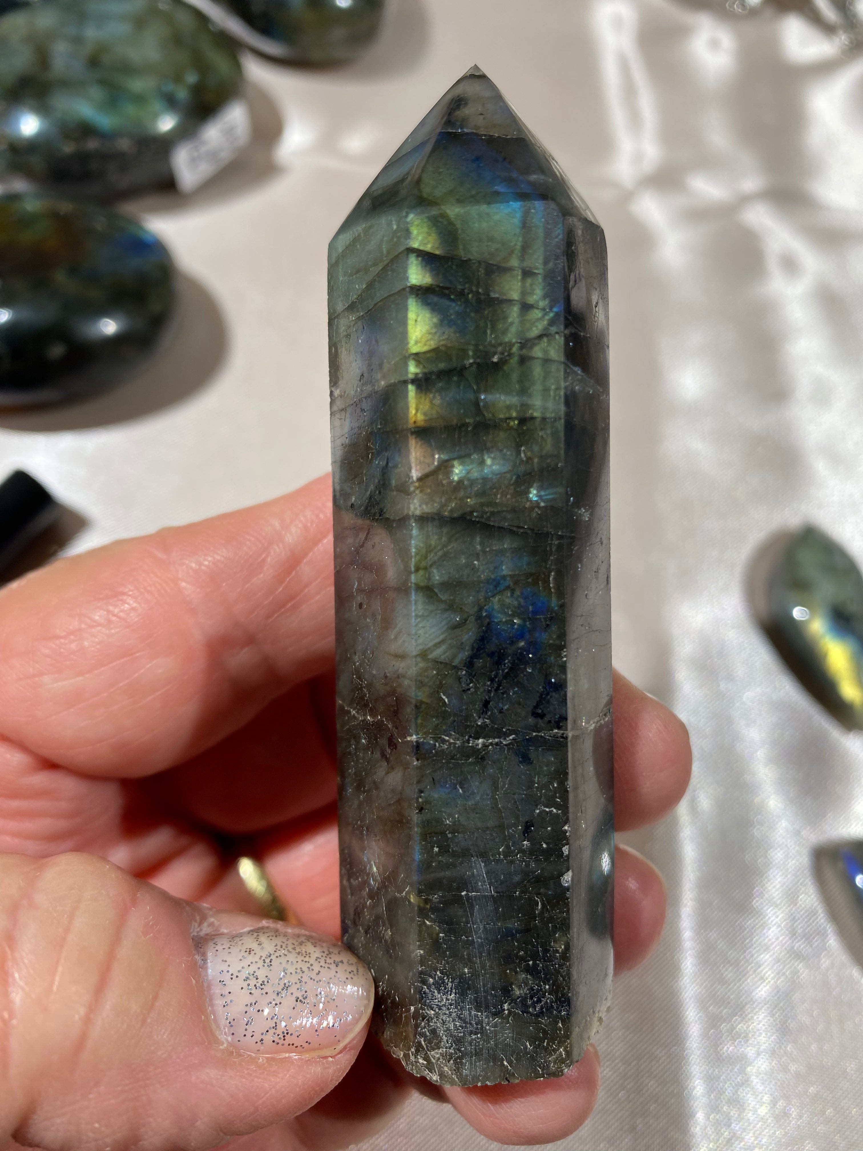 Flash Labradorite Tower (19E)