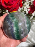Load image into Gallery viewer, XL Mica-Included Fluorite Sphere (A)

