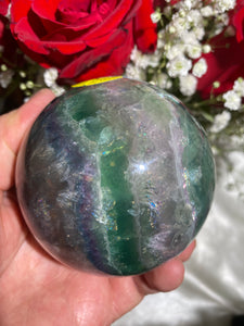 XL Mica-Included Fluorite Sphere (A)