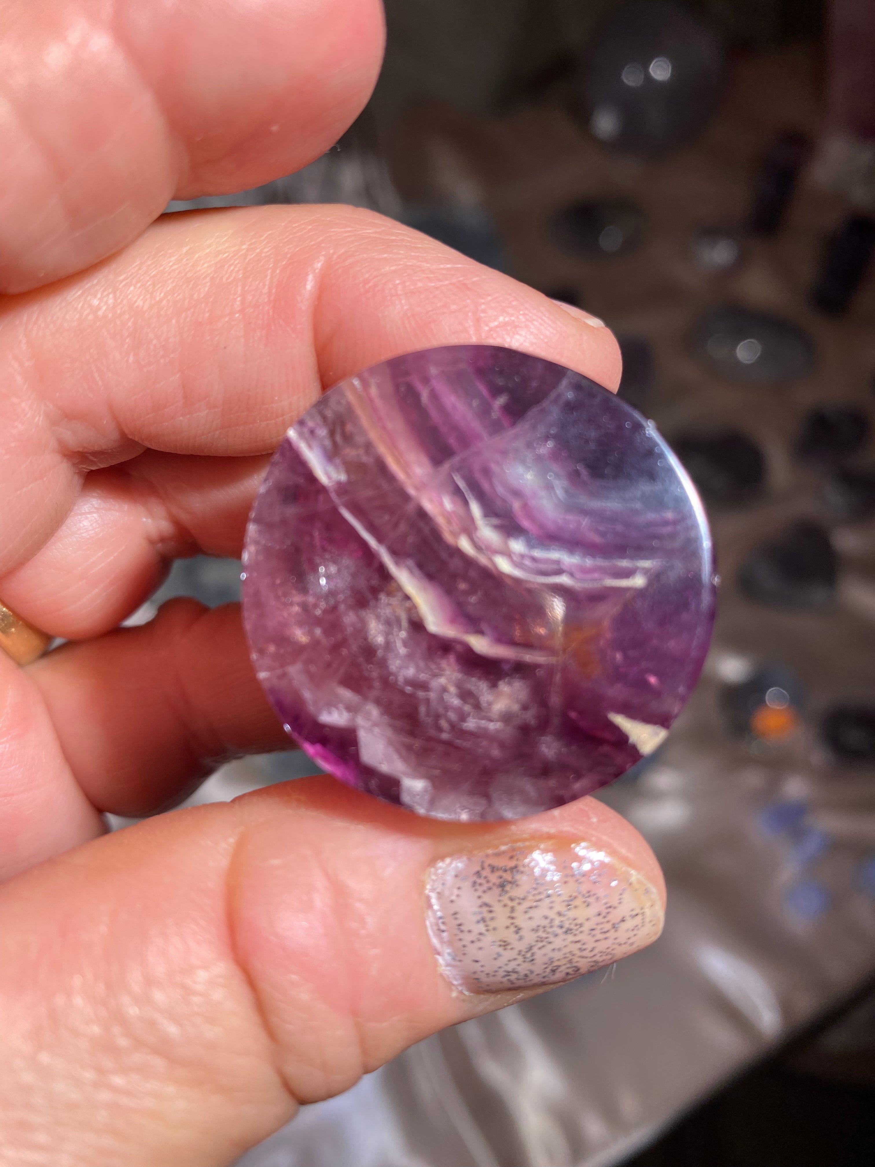 Rainbow Fluorite Cylinder (FLC117)