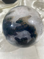 Load image into Gallery viewer, XXL Druzy Moss Agate Sphere (XMA20)
