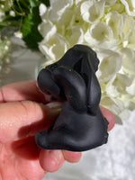 Load image into Gallery viewer, Self-Standing Obsidian Character Carving - Eeyore
