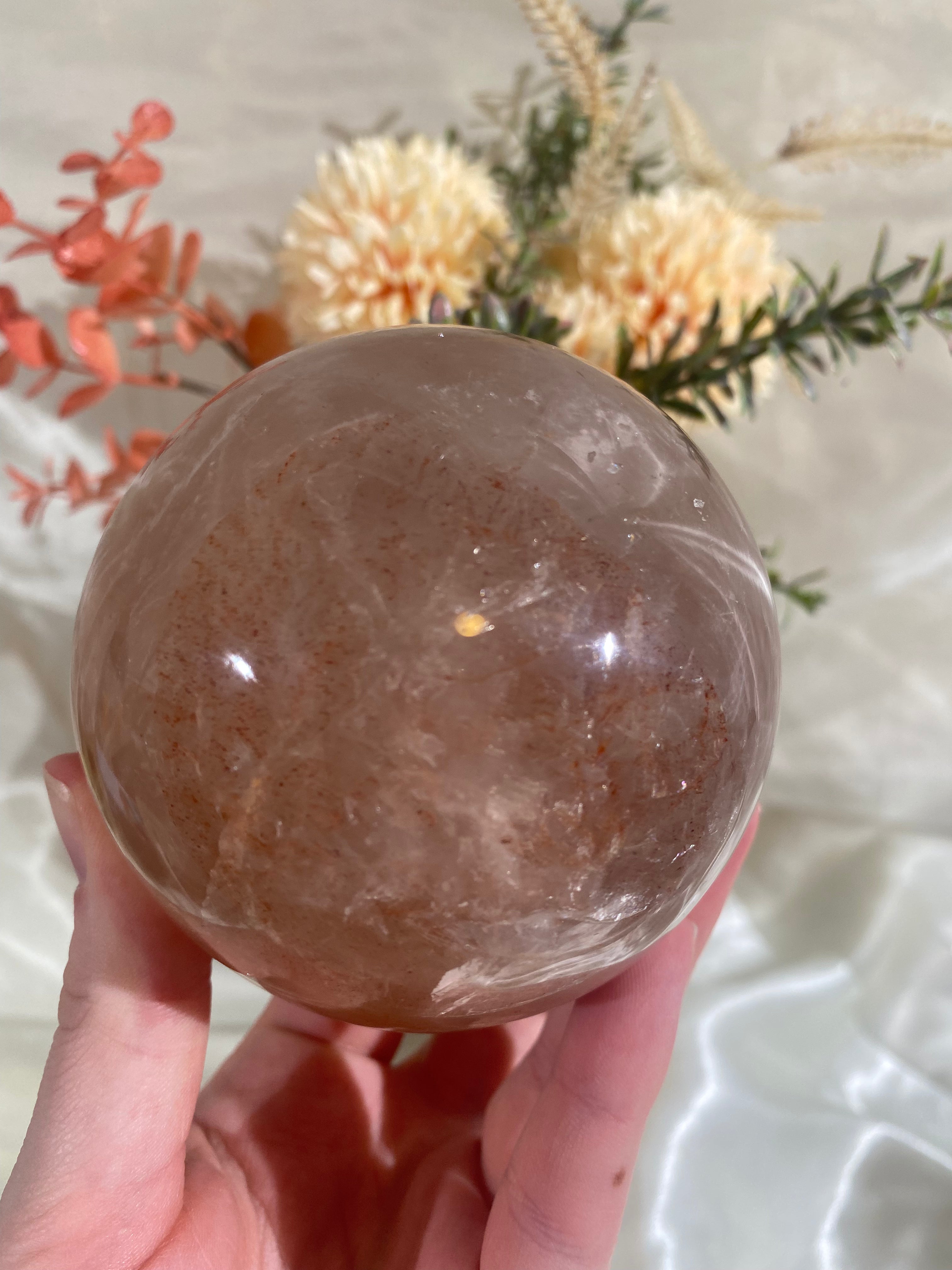 XL Fire Quartz (Hematoid Quartz) Sphere (FQS3)