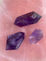 Load image into Gallery viewer, Grape Jelly Amethyst Double Terminated Points - You Choose
